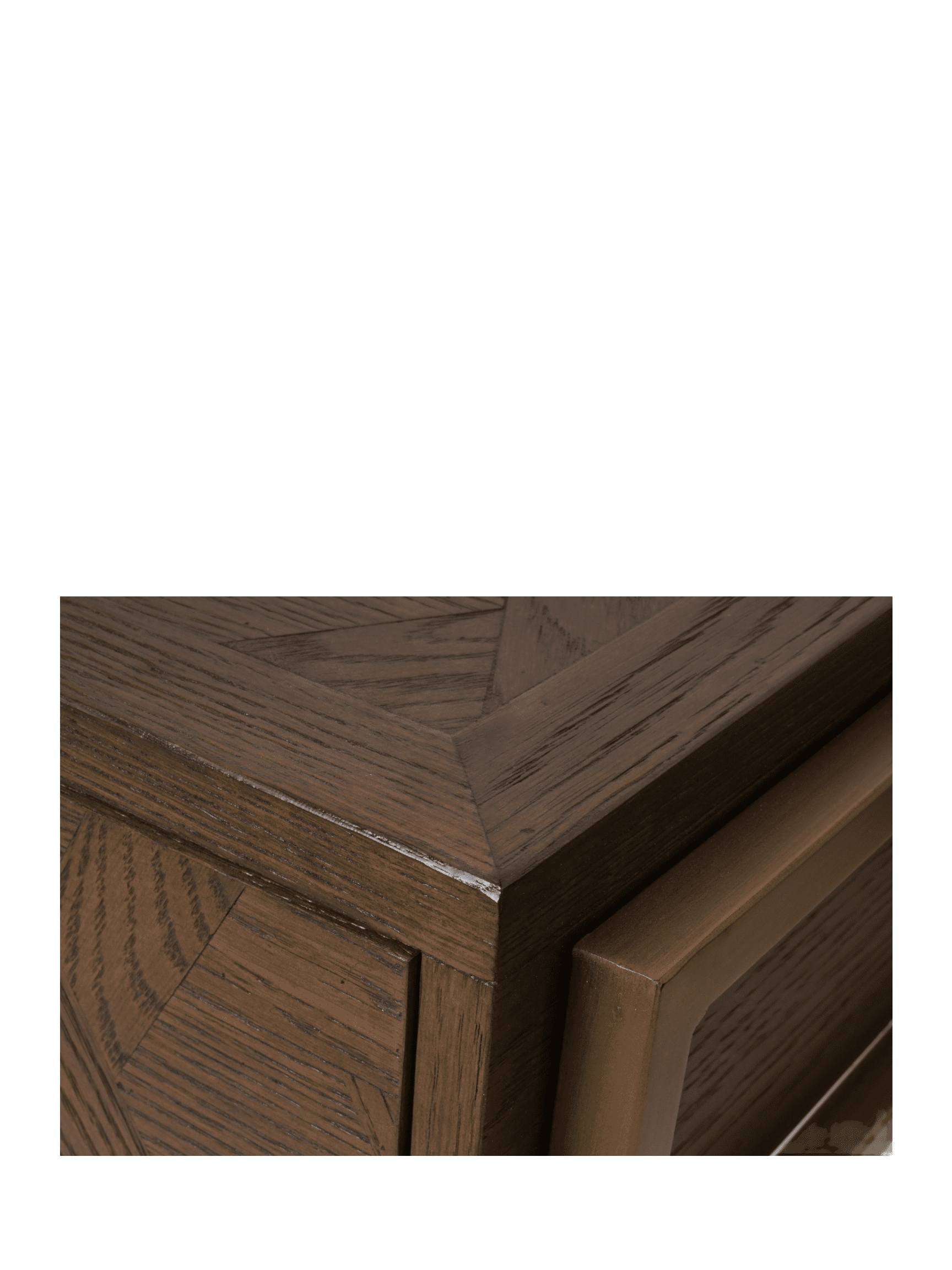 Jorge Desk Console Table, Brown / Brass
