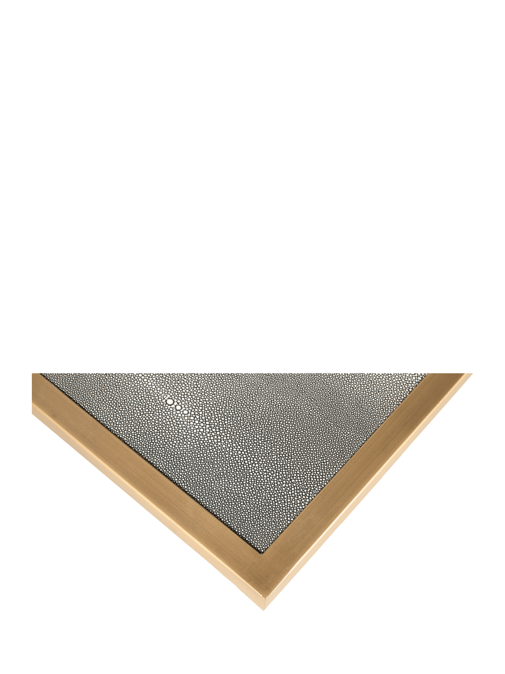 Jorge Sofa Table Shagreen / Brass