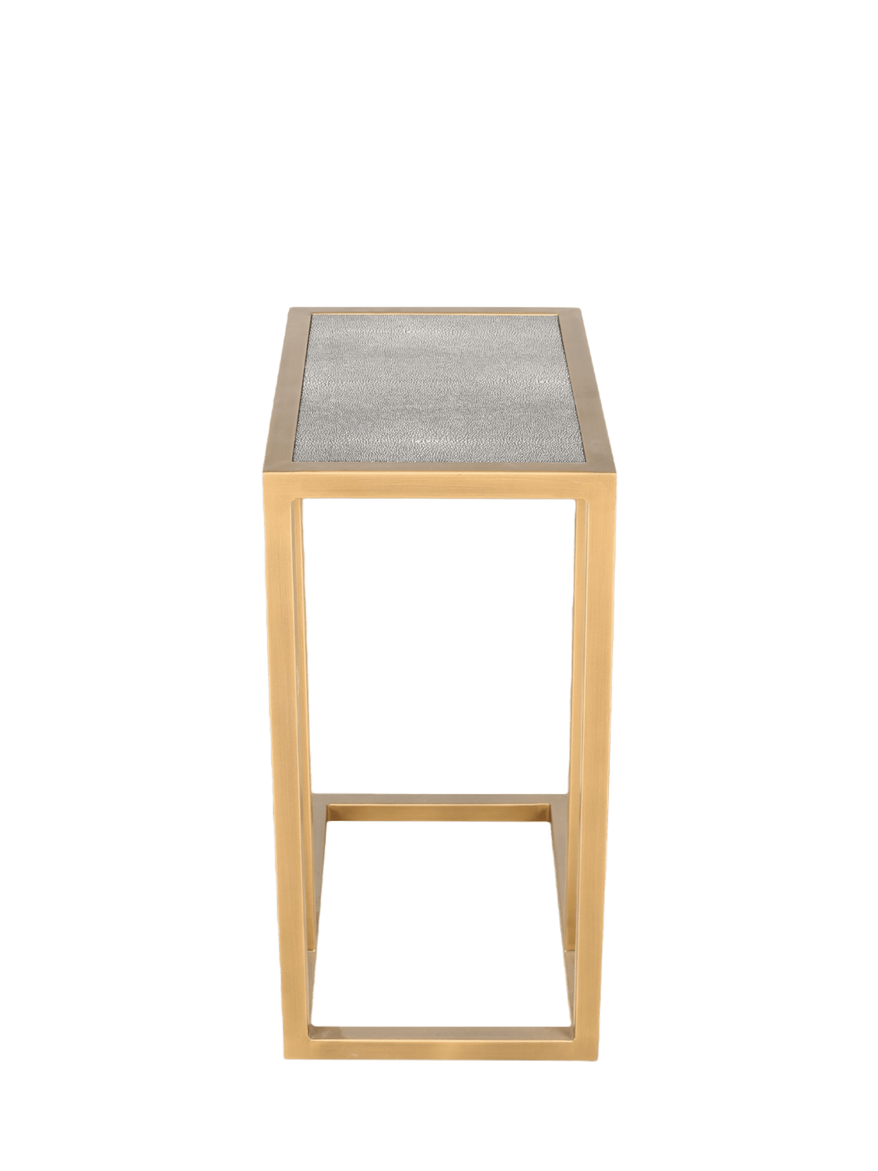 Jorge Sofa Table Shagreen / Brass