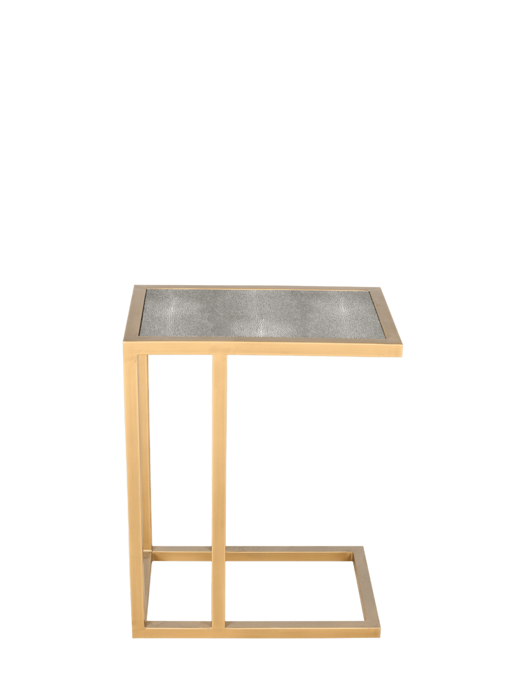 Jorge Sofa Table Shagreen / Brass