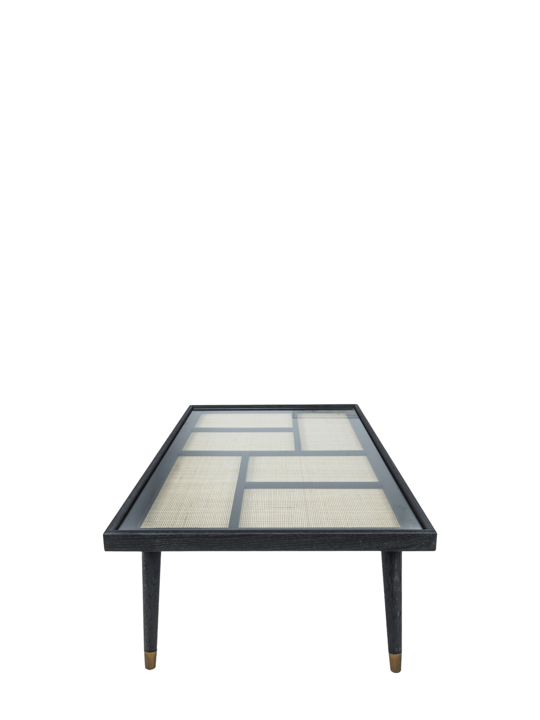 Ebony and Cane Coffee Table