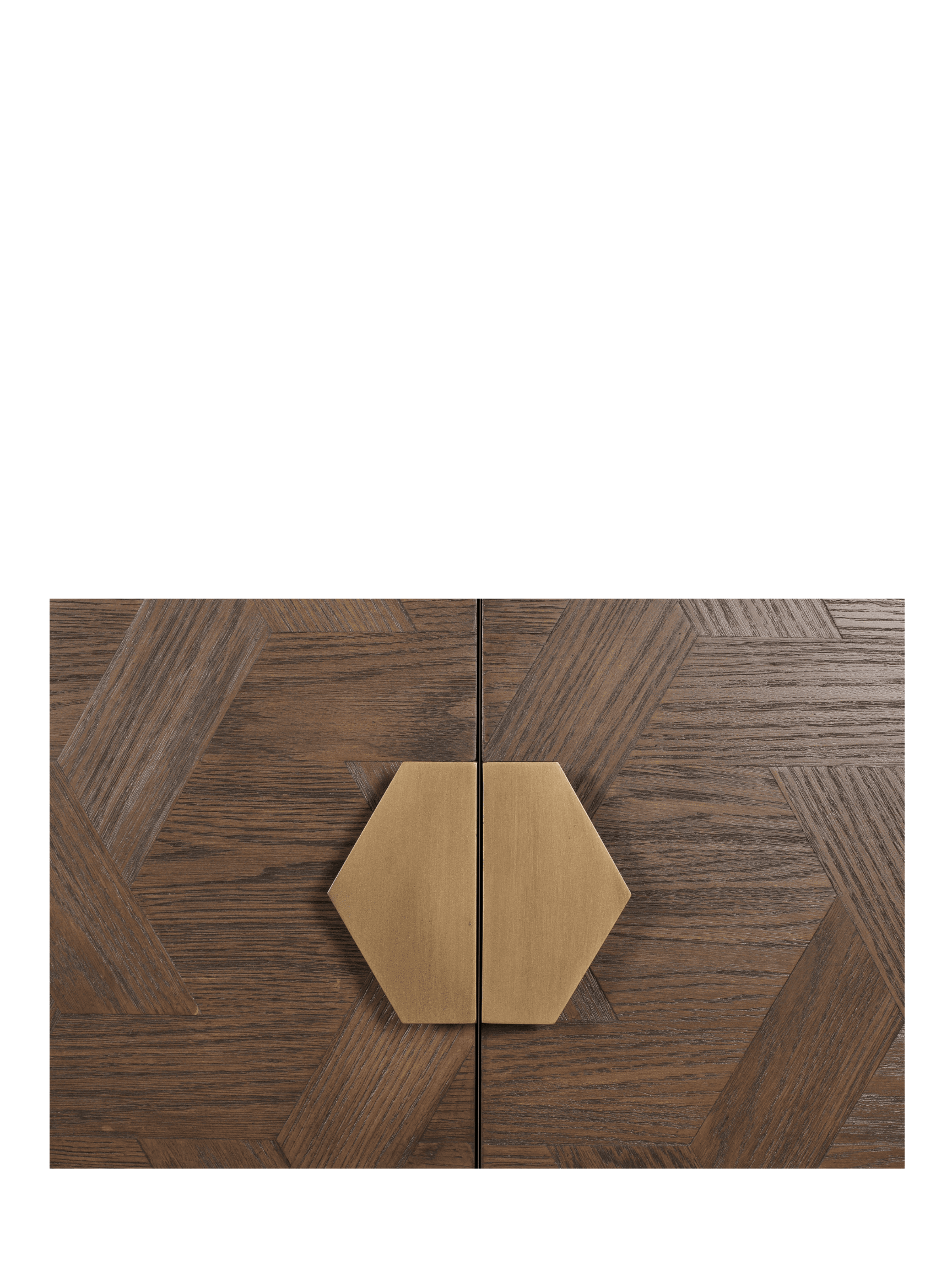 Jorge 4 Door Sideboard Brown / Brass