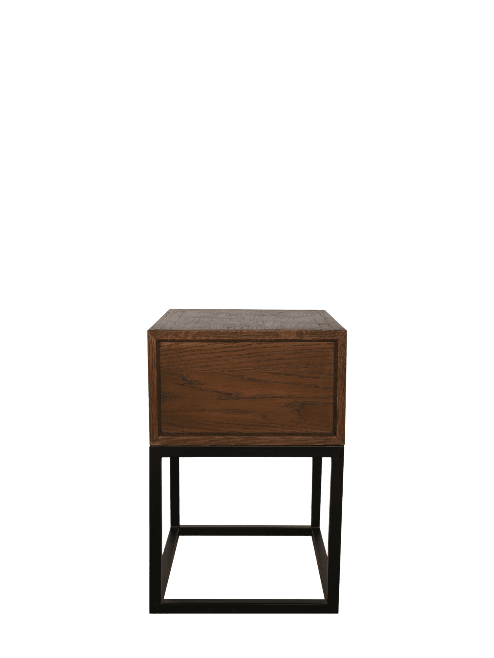 Milan Nightstand Brown / Black