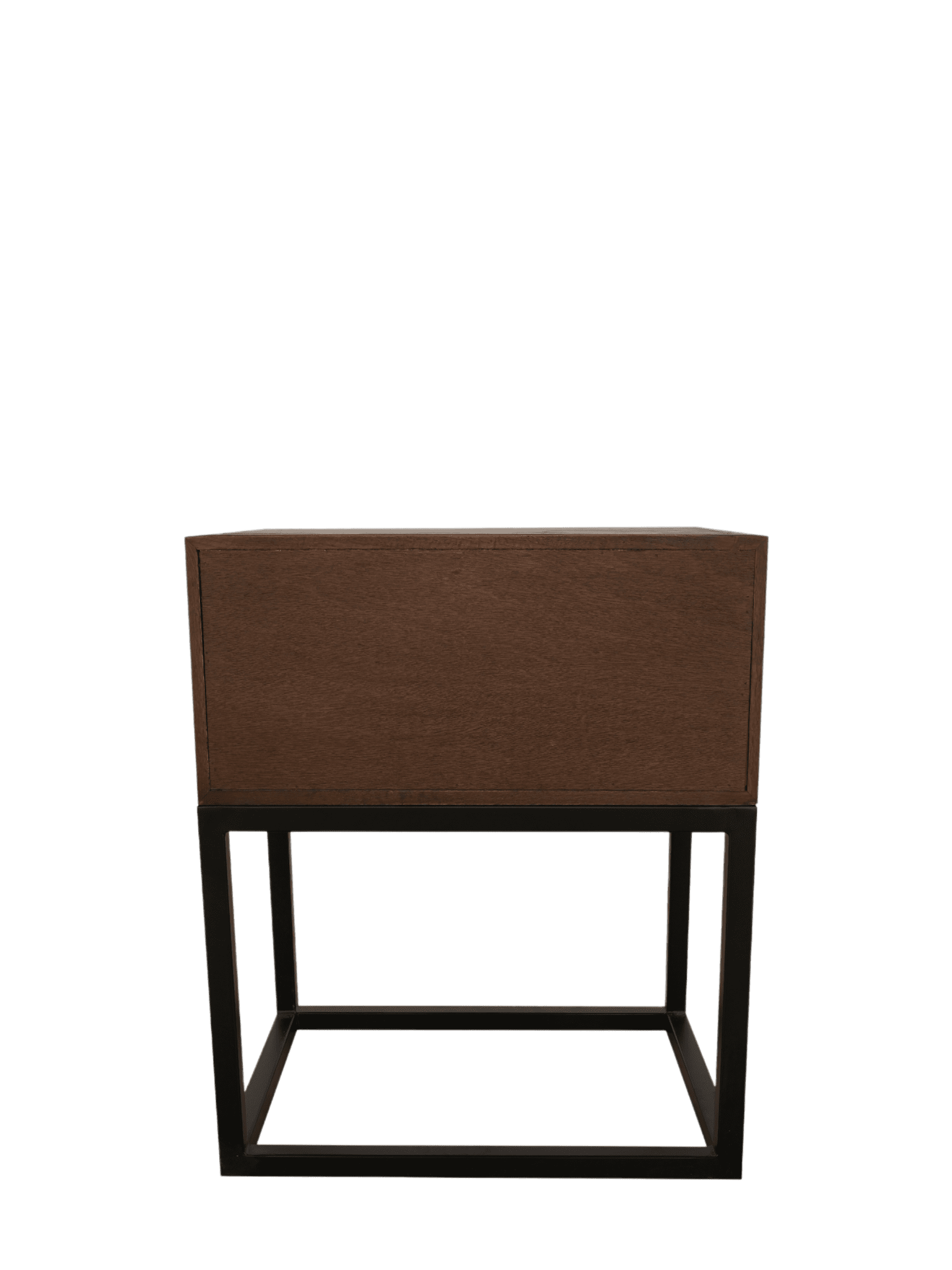 Milan Nightstand Brown / Black