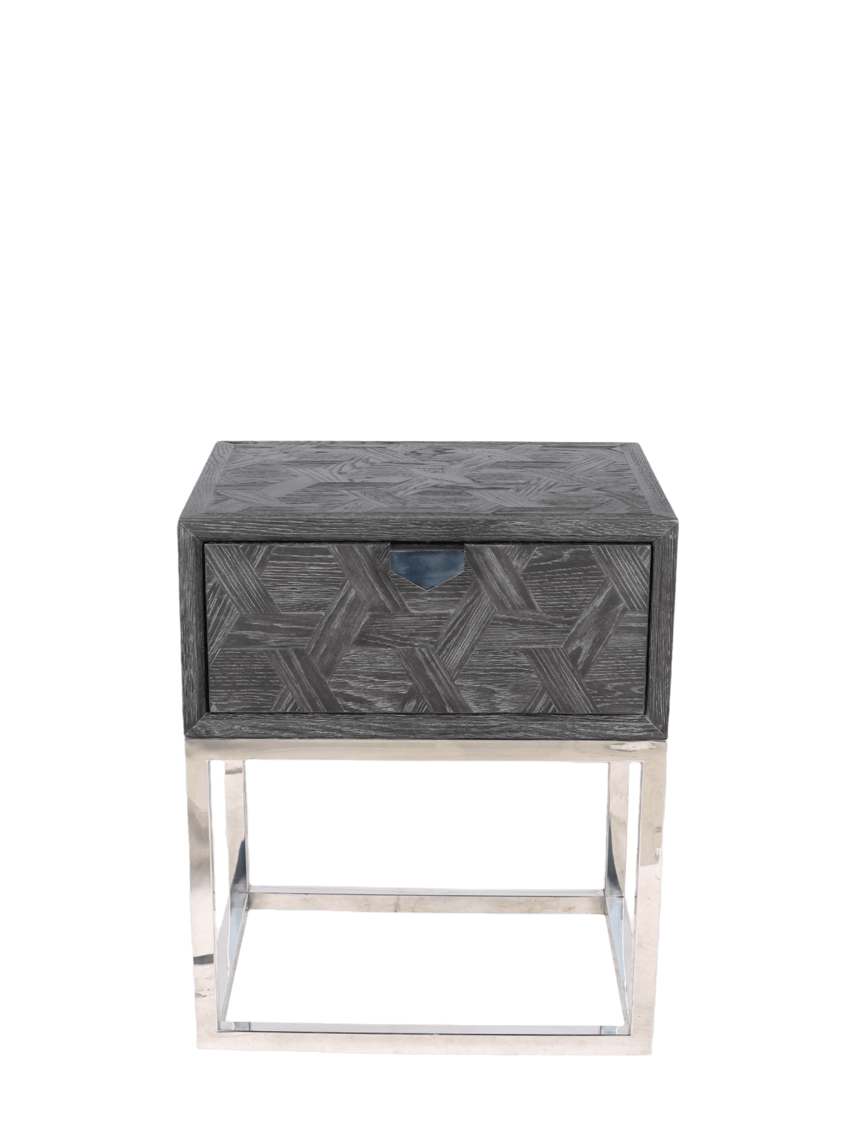 Jorge Nightstand Black / Silver