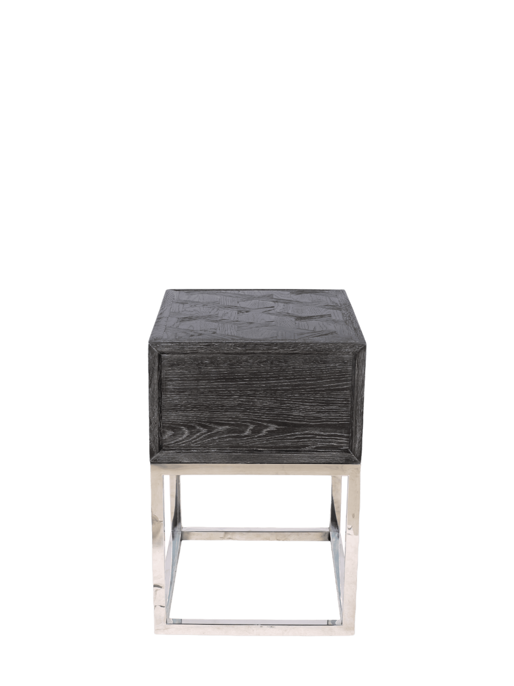 Jorge Nightstand Black / Silver