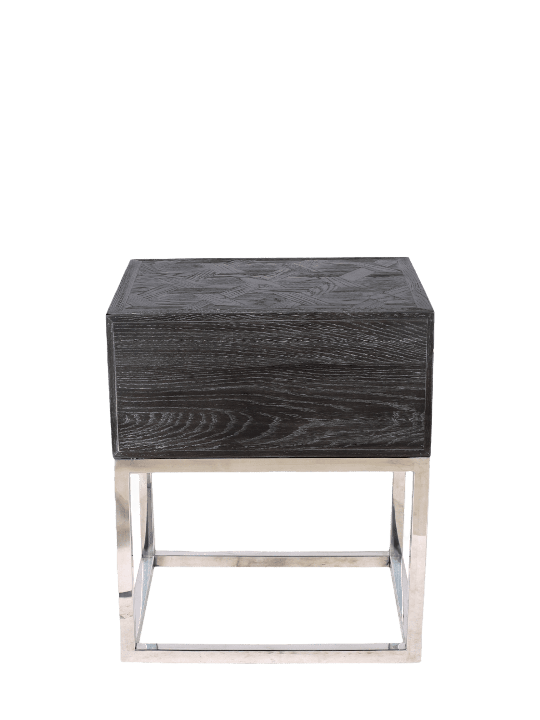 Jorge Nightstand Black / Silver