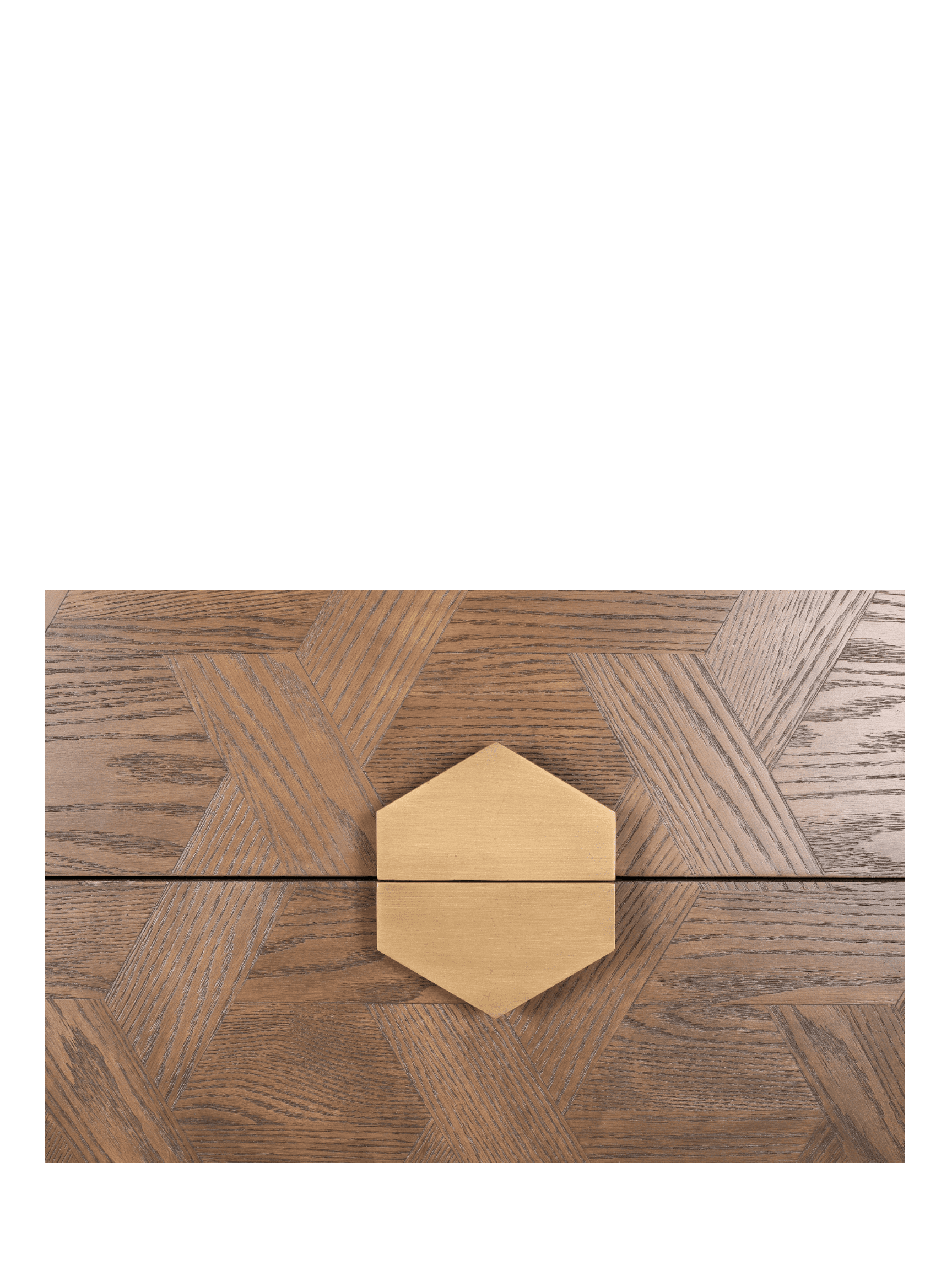 Jorge Tall 4 Drawer Chest Brown / Brass