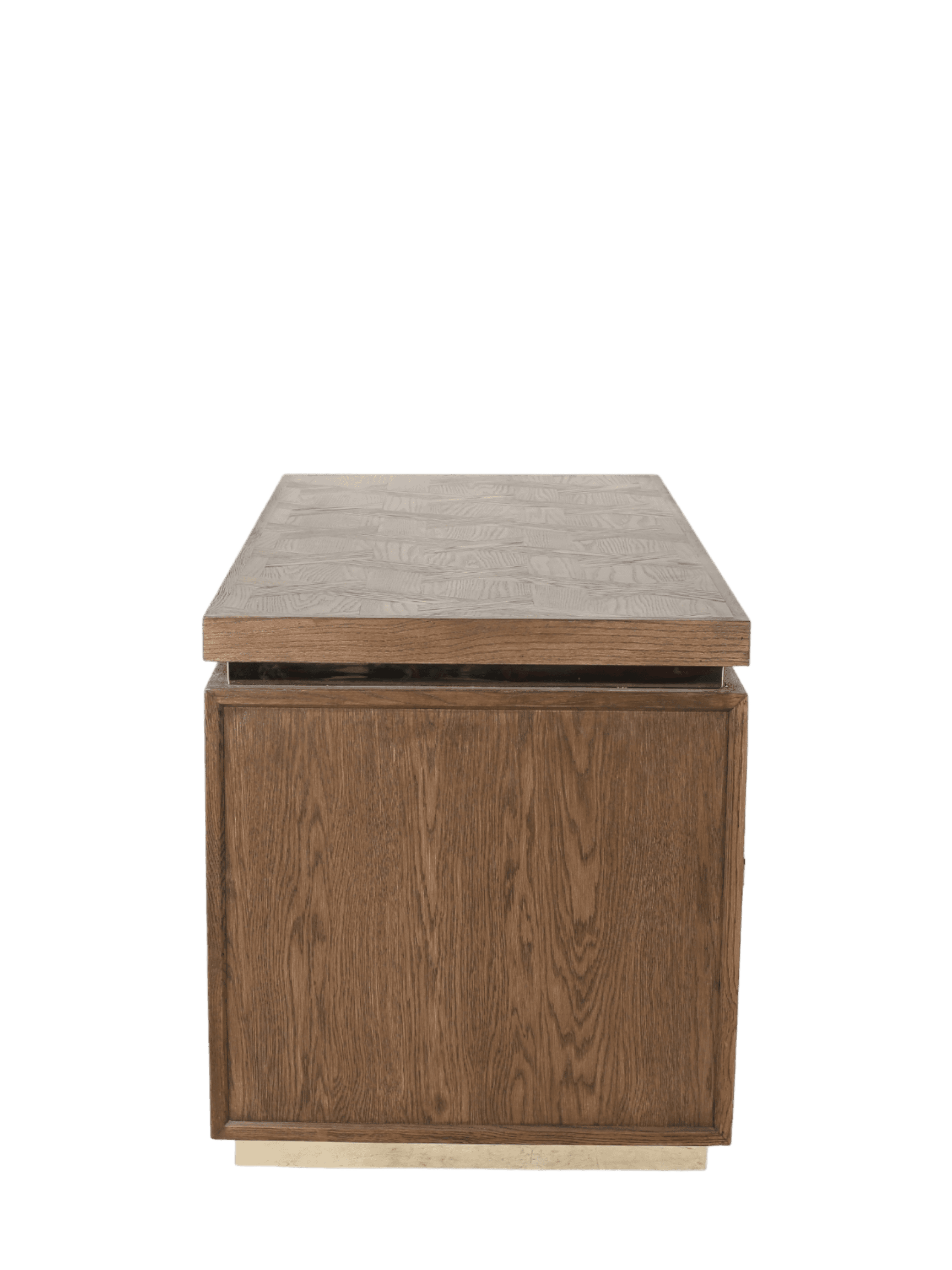 Jorge Office Desk Brown / Silver