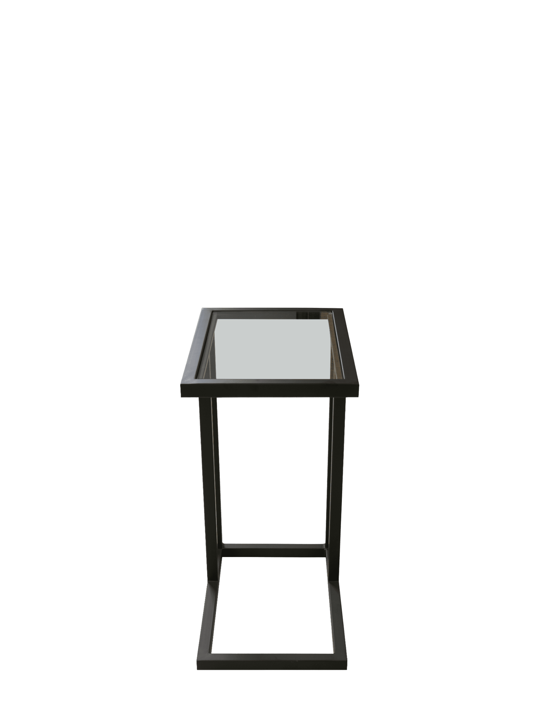 Milan Sofa Table Glass / Black