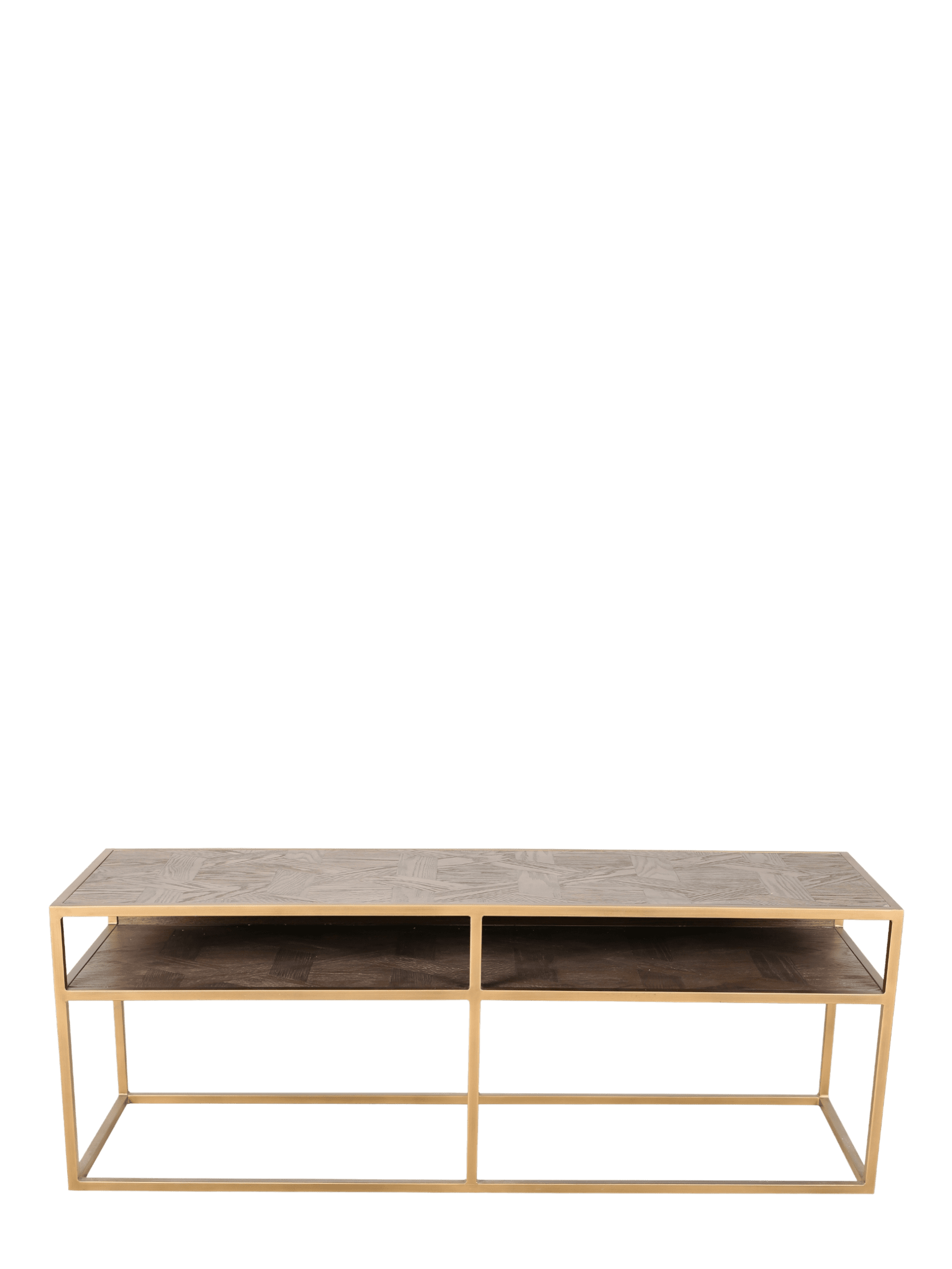 Jorge TV Stand Brown / Brass