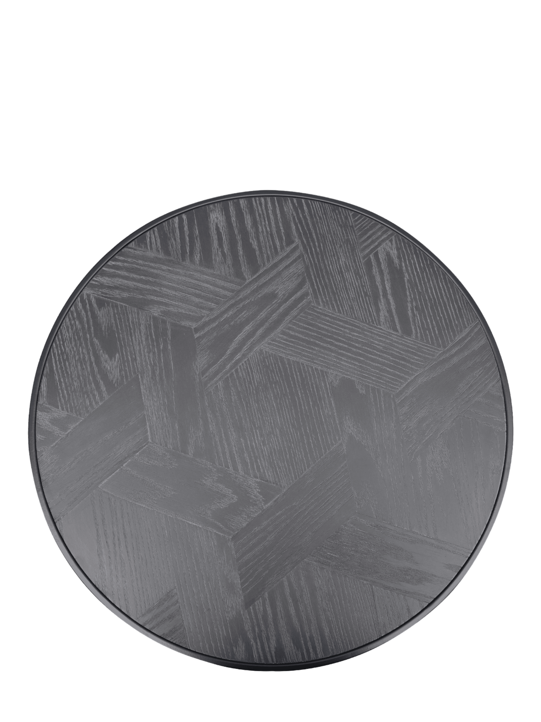Milan Set of 2 Round Conor Table Black / Black