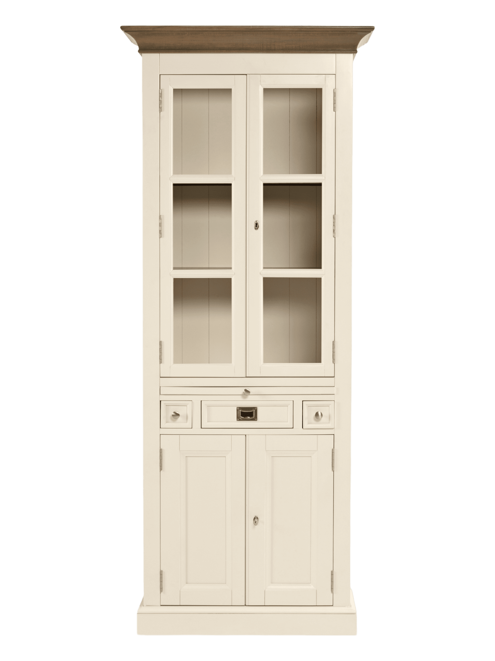 Hampton Slim Cabinet, White