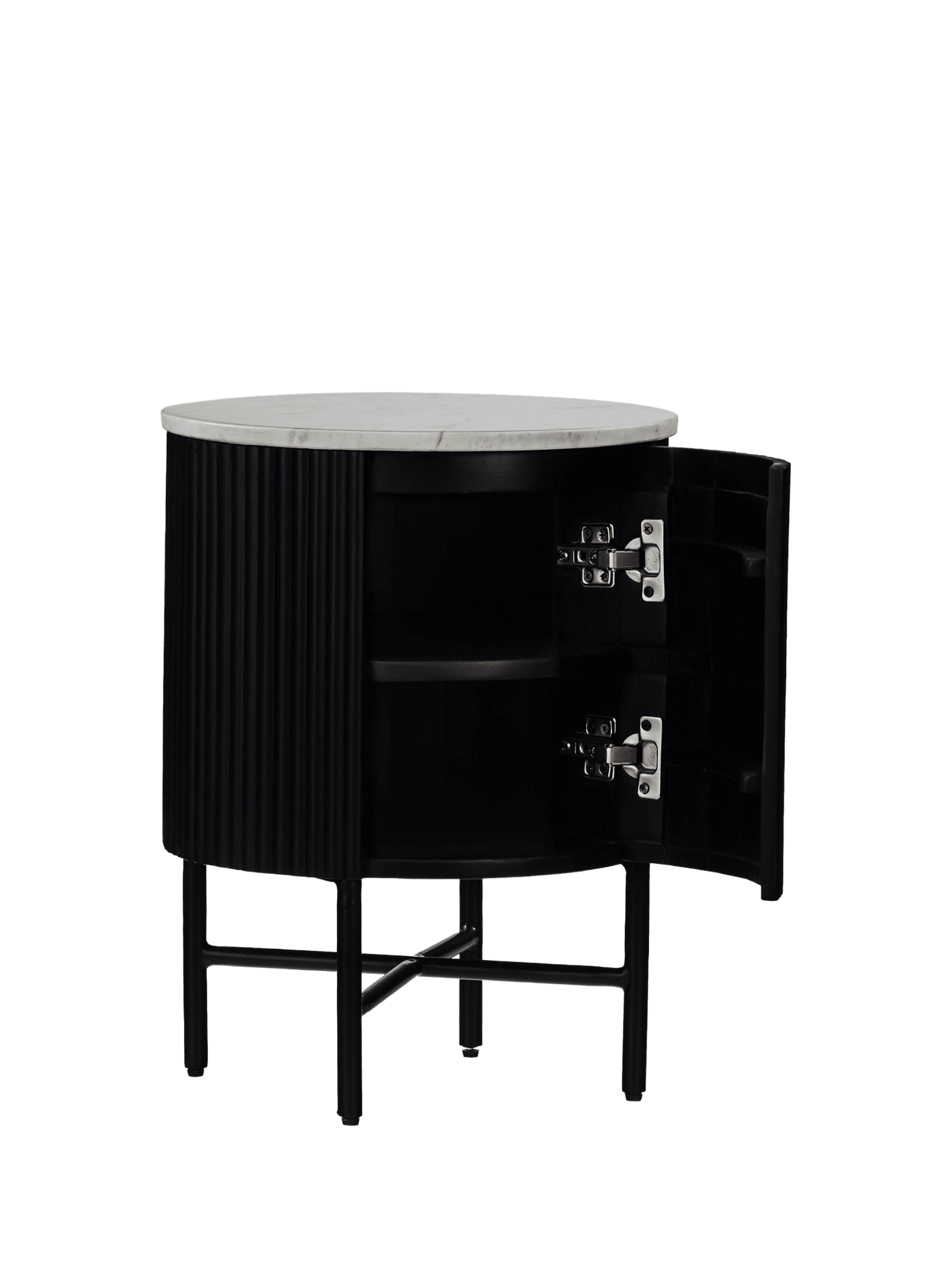 Logan Bedside Locker, Black