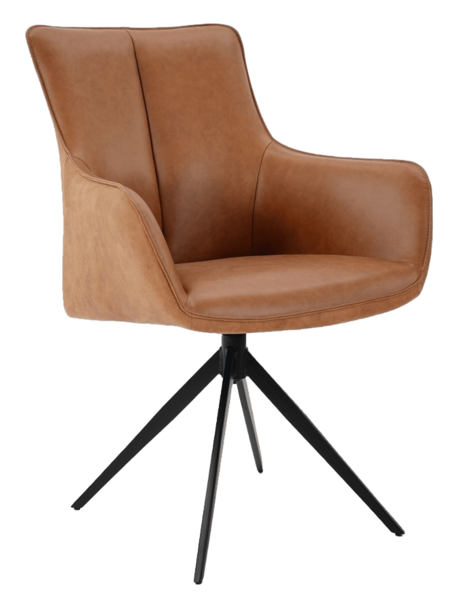 Manhattan Swivel Chair, Cognac