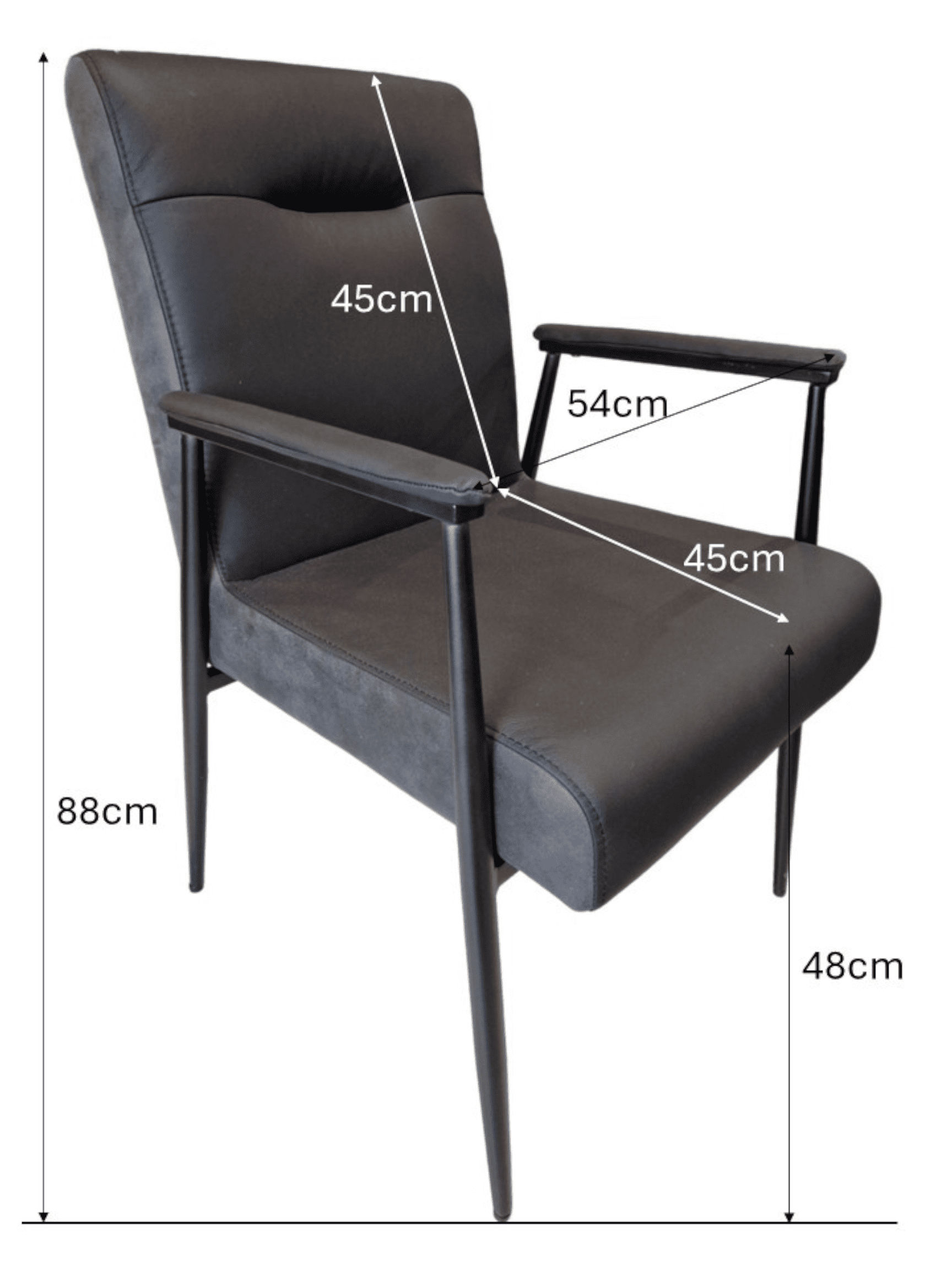 Hudson Chair, Black