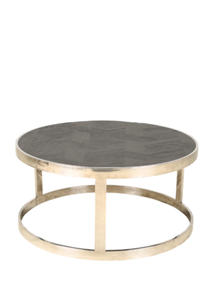 Jorge Round Coffee Table Black / Silver