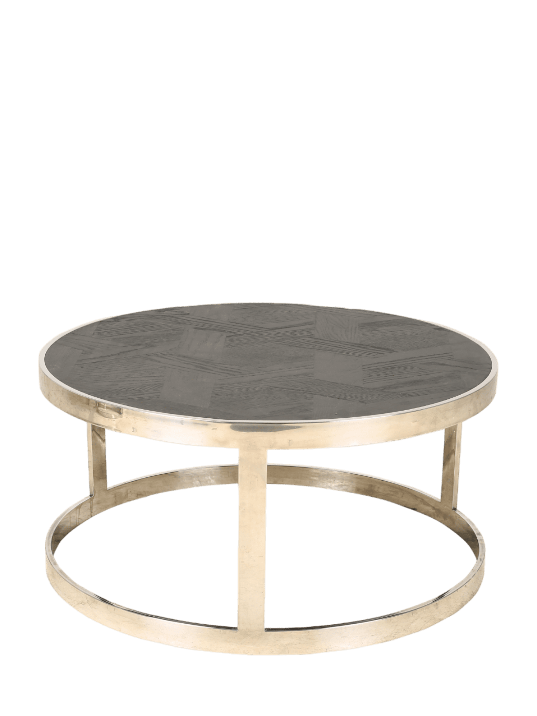 Jorge Round Coffee Table Black / Silver