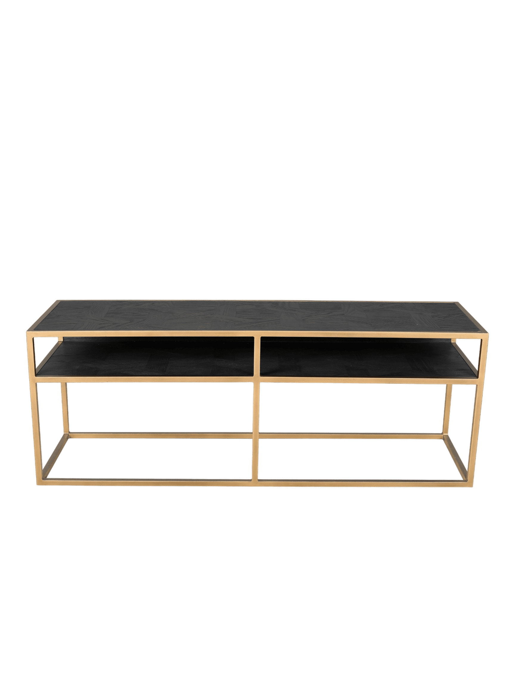 Jorge TV Stand Black / Brass