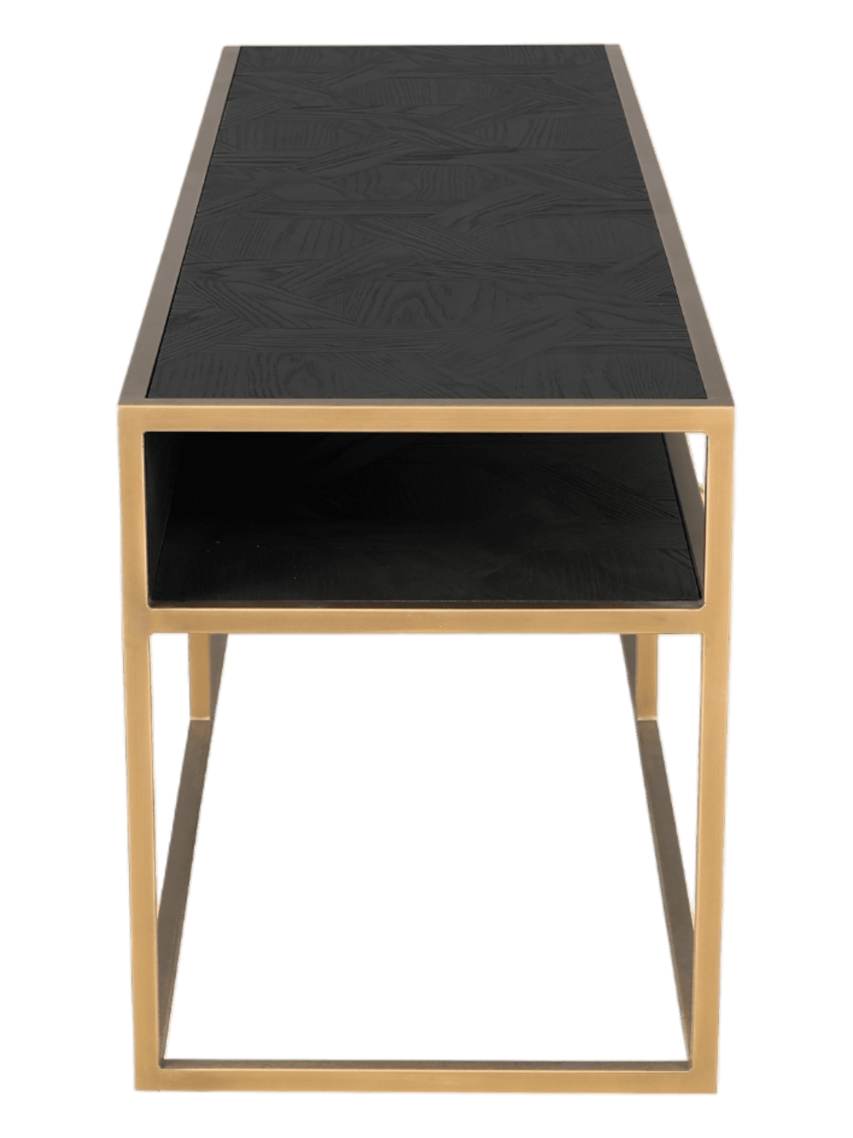 Jorge TV Stand Black / Brass