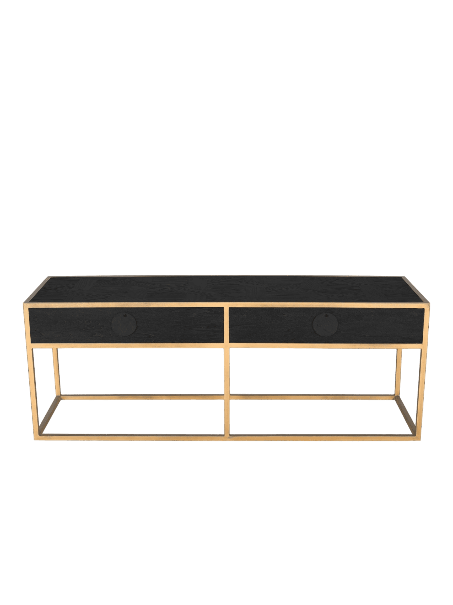 Jorge TV Stand Black / Brass