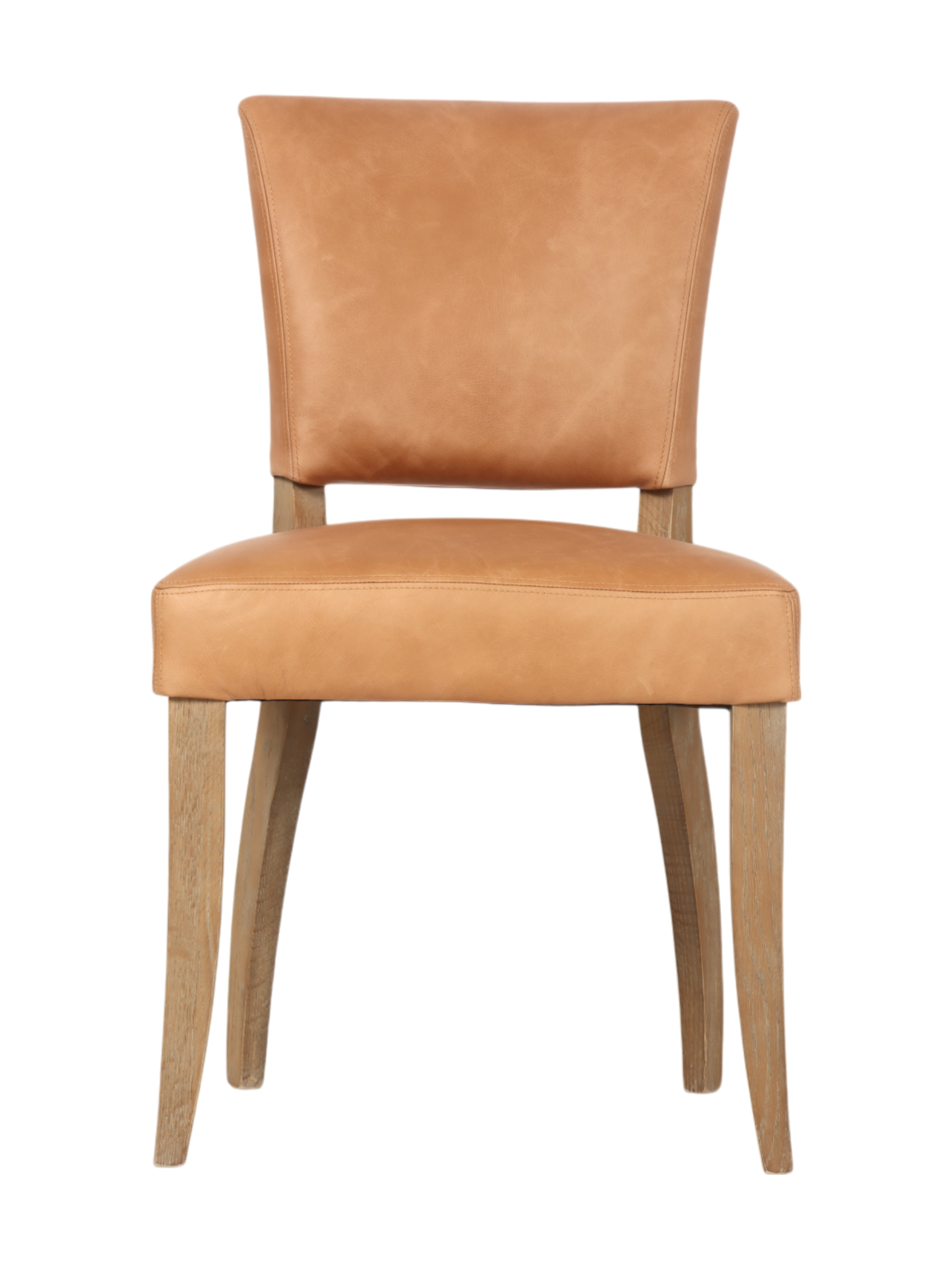 Bella Dining Chair - Caramel Colour Leather