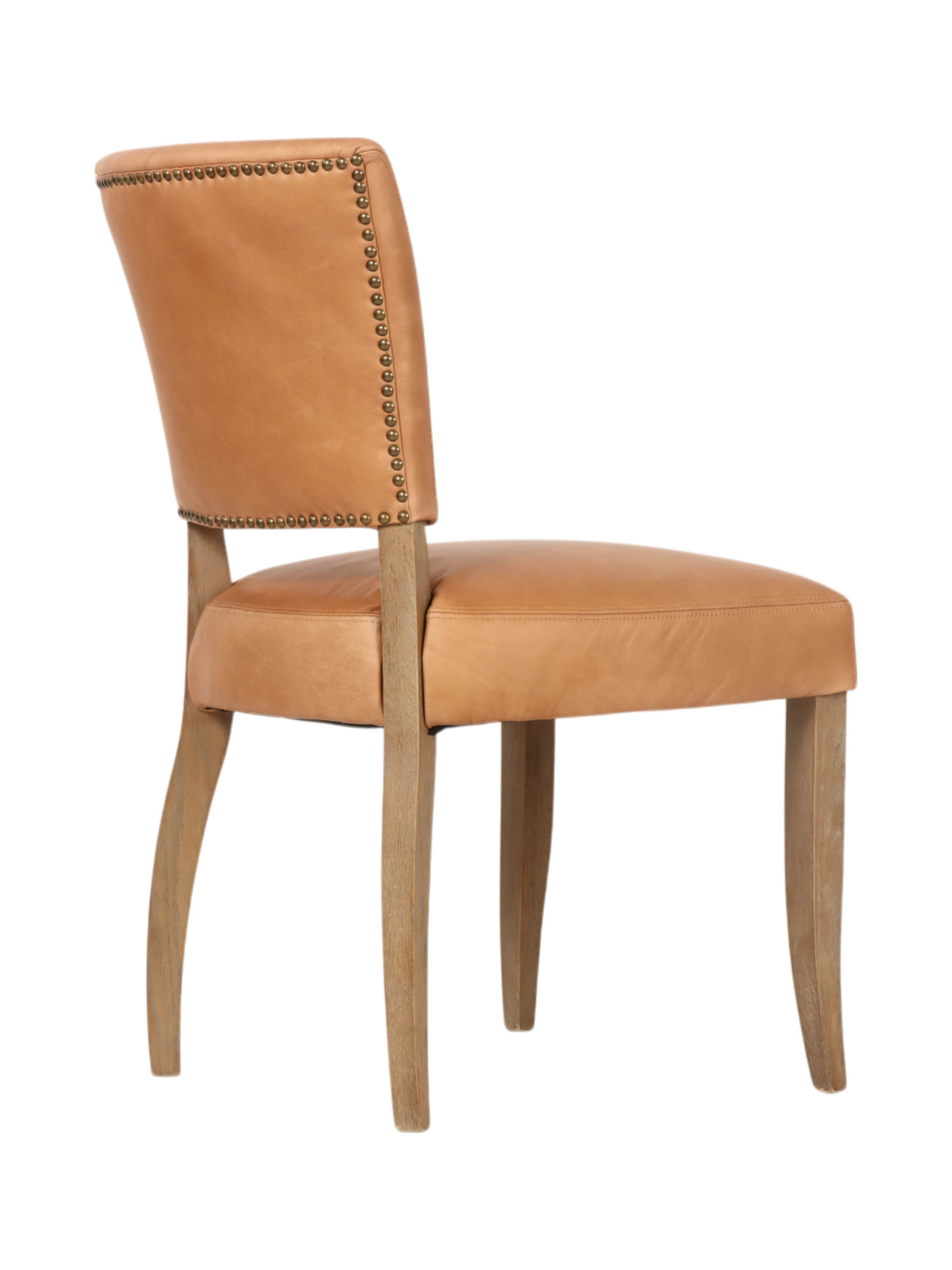 Bella Dining Chair - Caramel Colour Leather