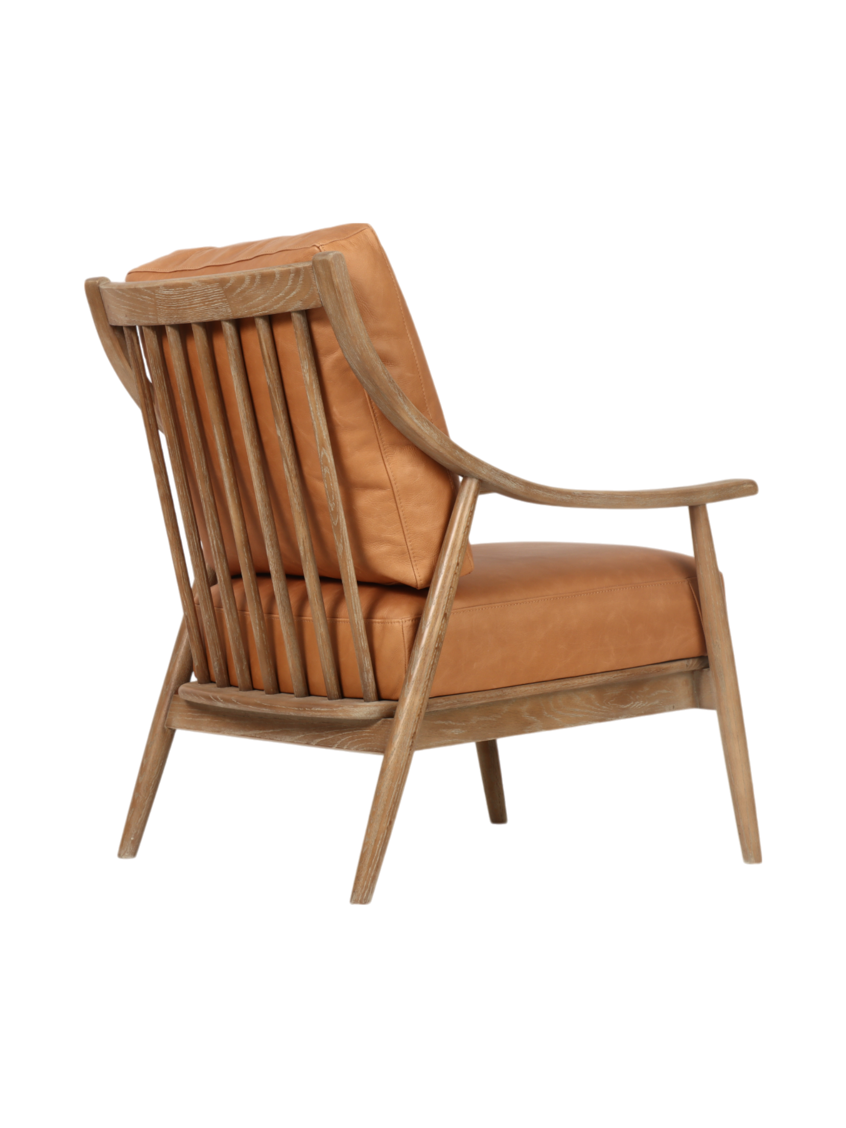 Bree Armchair - Caramel Colour Leather