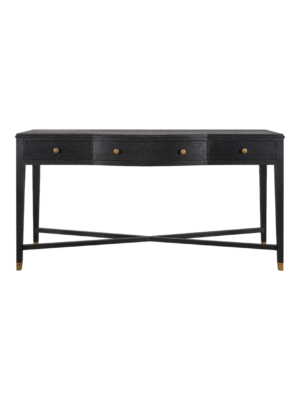 Carter 3 Drawer Console – Black
