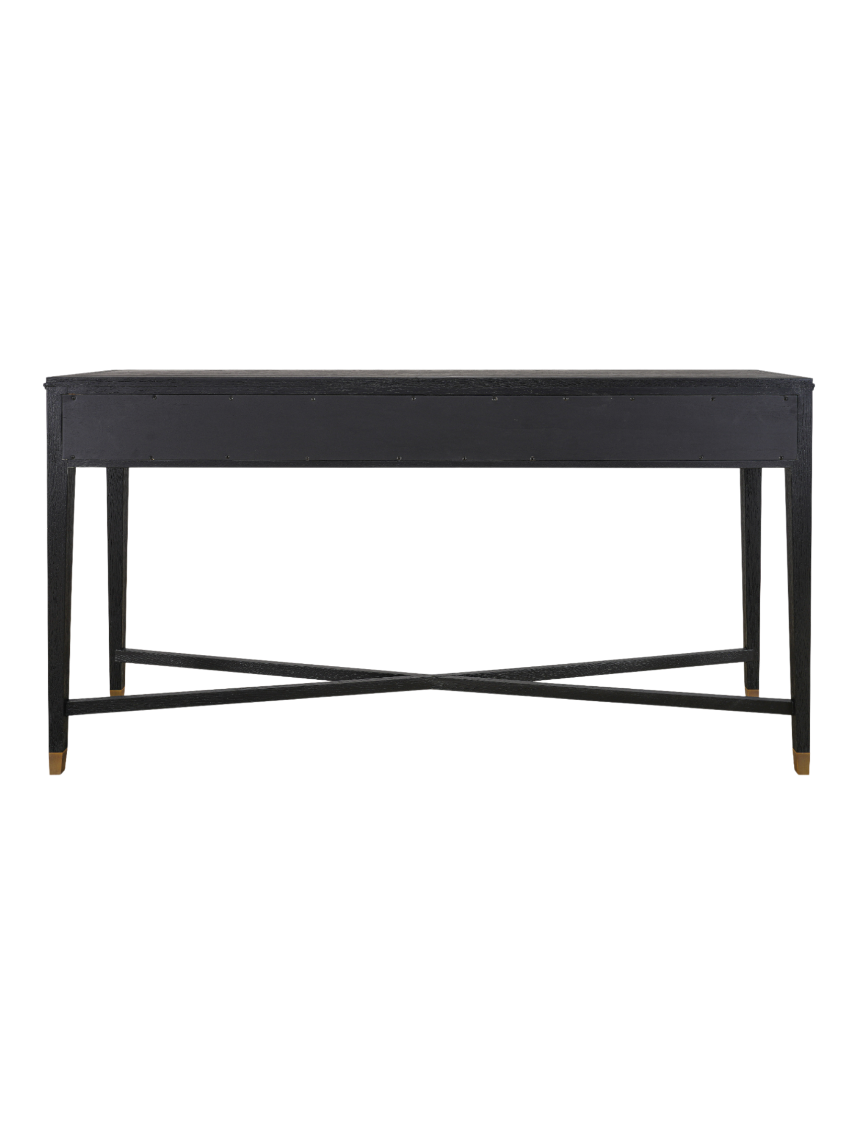 Carter 3 Drawer Console - Black