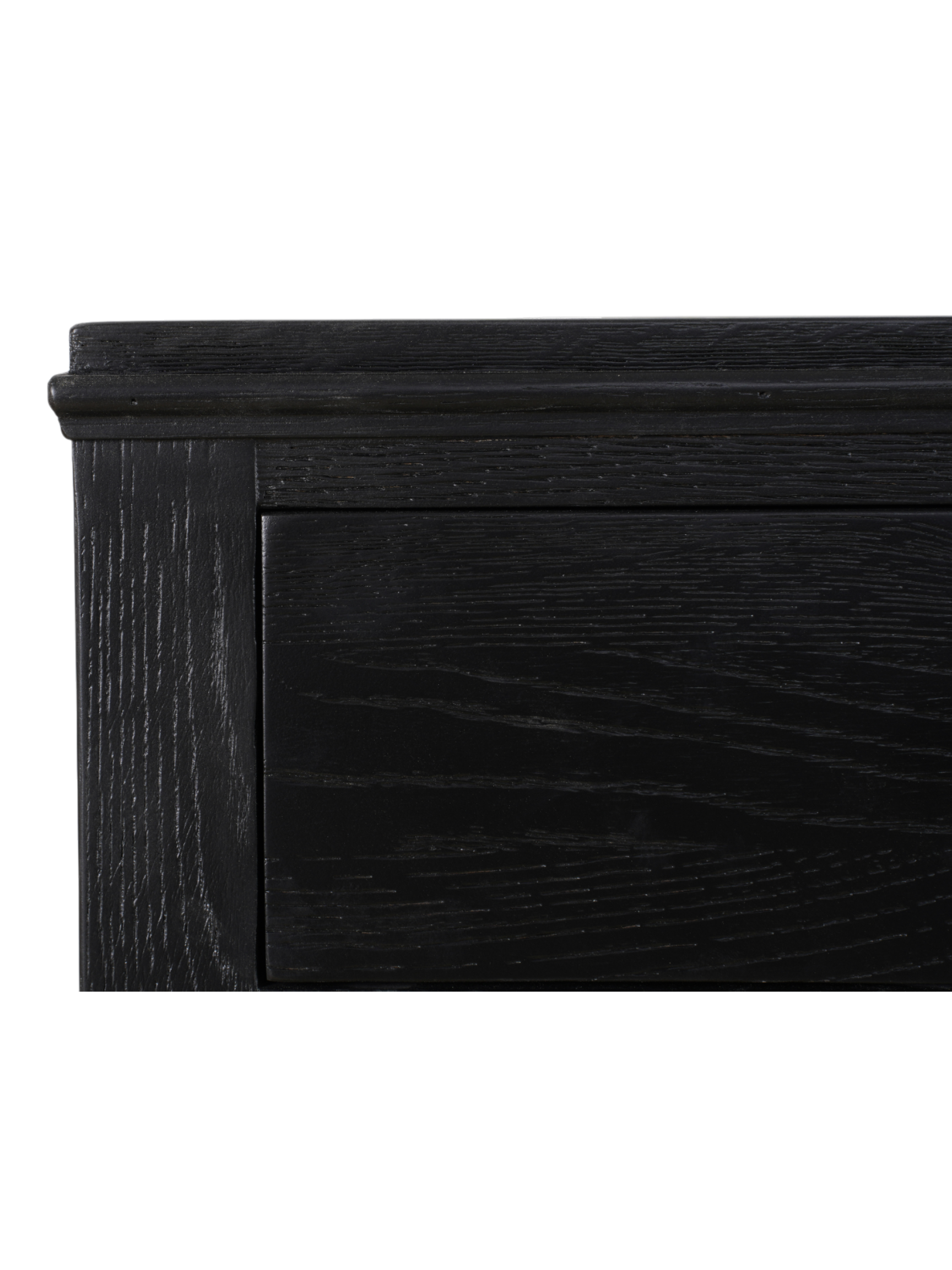 Carter 3 Drawer Console - Black