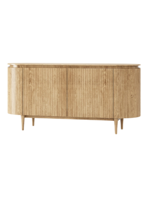 Malmo 4 Door Sideboard – Natural Oak