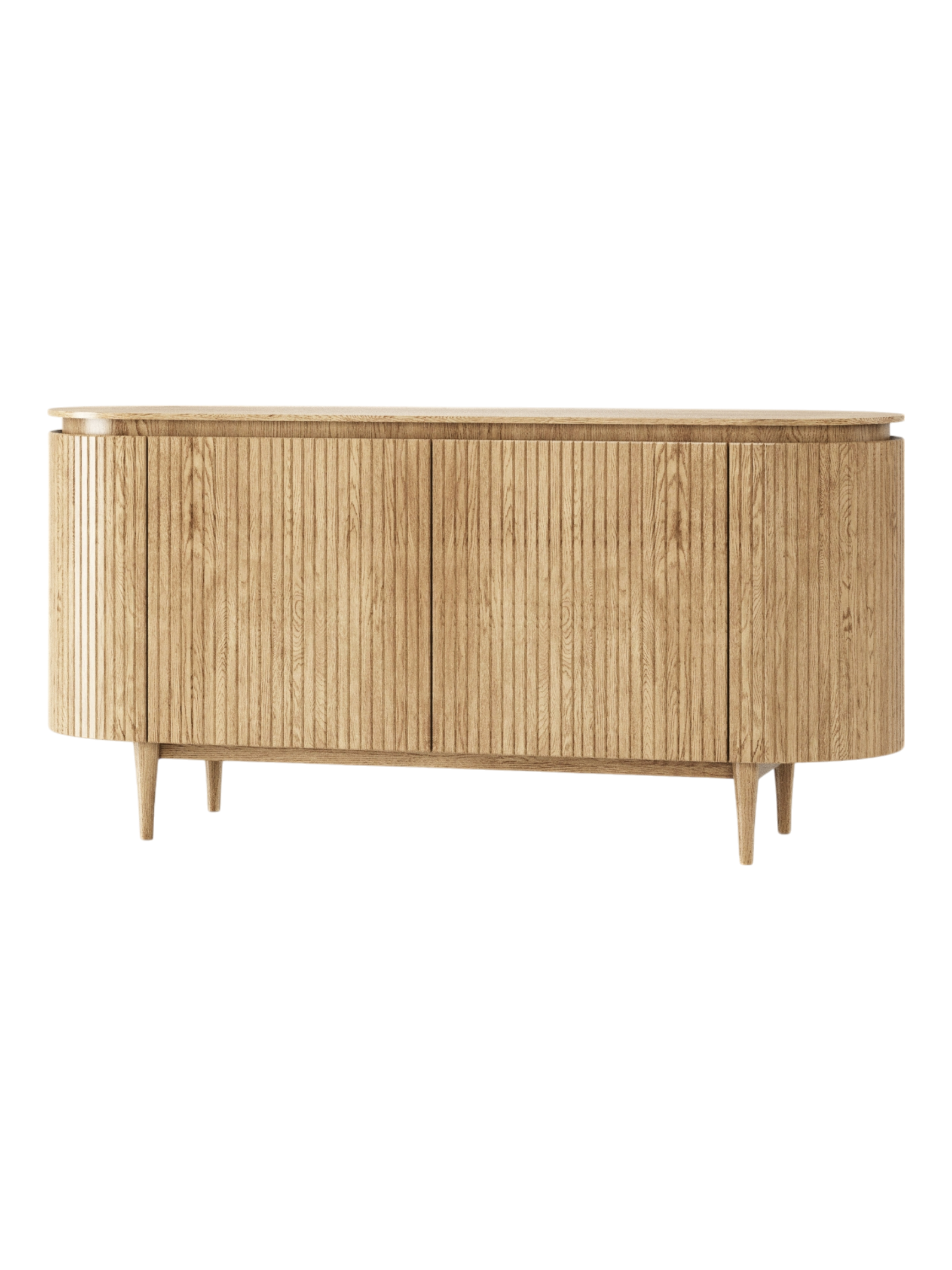 Malmo 4 Door Sideboard - Natural Oak