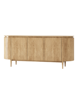 Malmo 5 Door Sideboard – Natural Oak