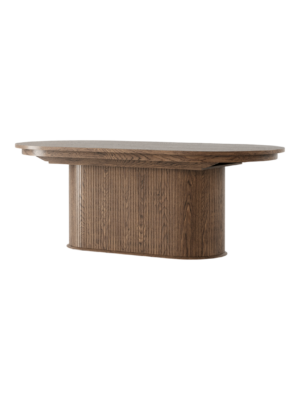 Malmo Oval Extendable Dining Table – Brown
