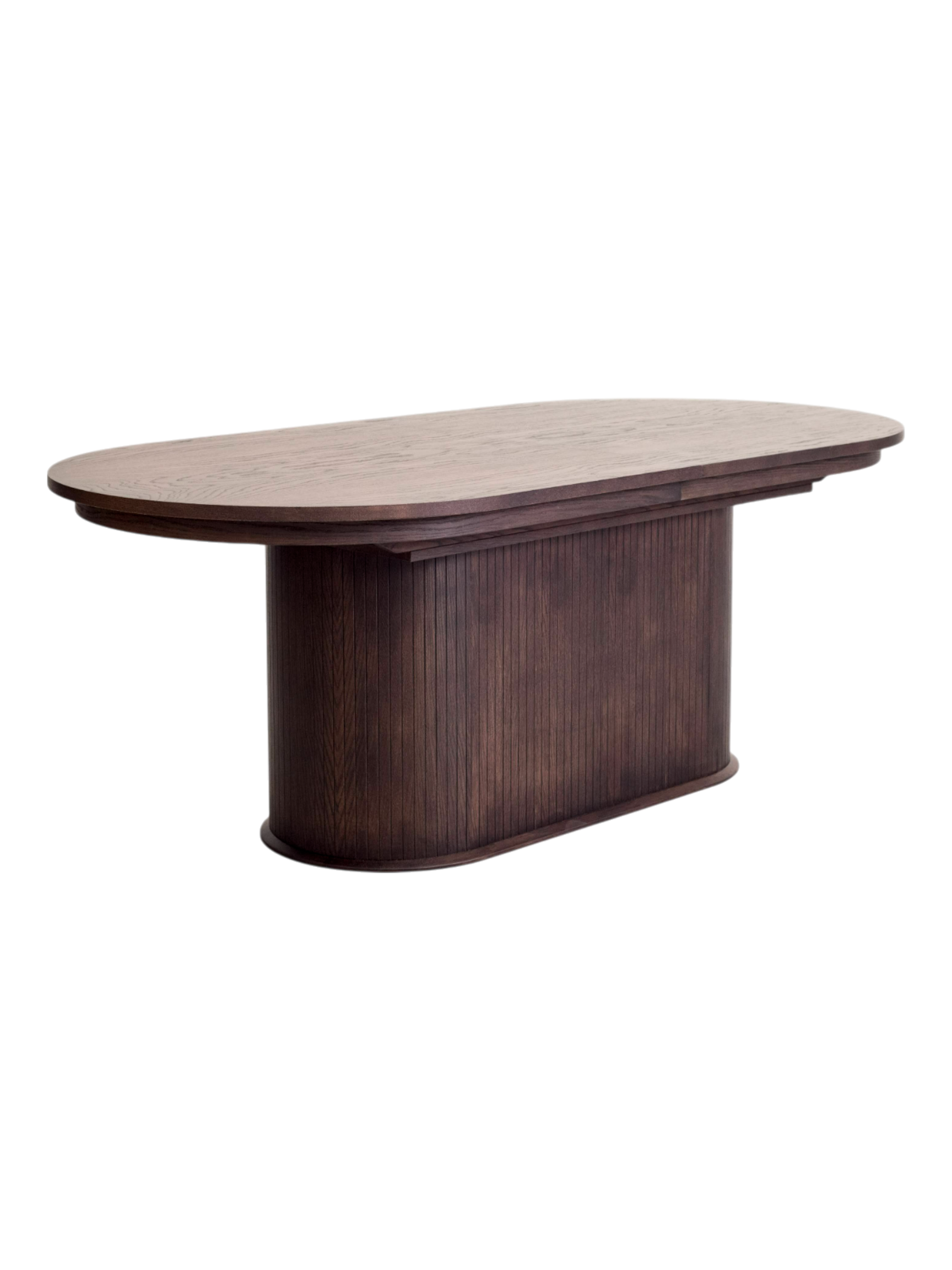 Malmo Oval Extendable Dining Table - Brown