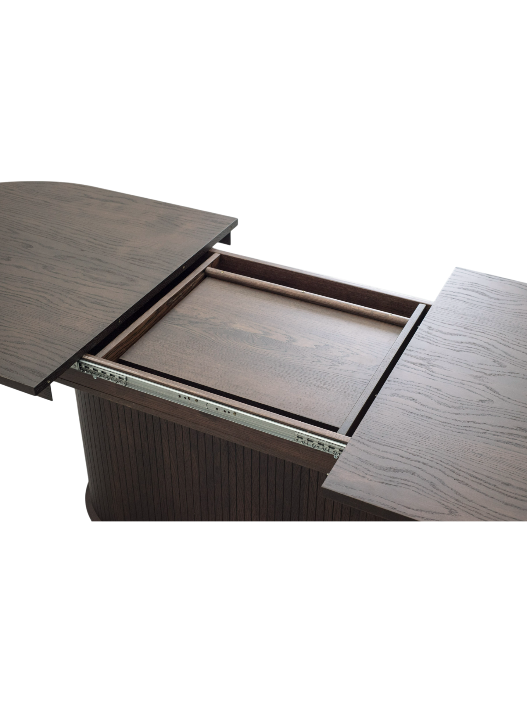 Malmo Oval Extendable Dining Table - Brown