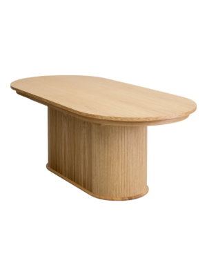Malmo Oval Extendable Dining Table – Natural Oak