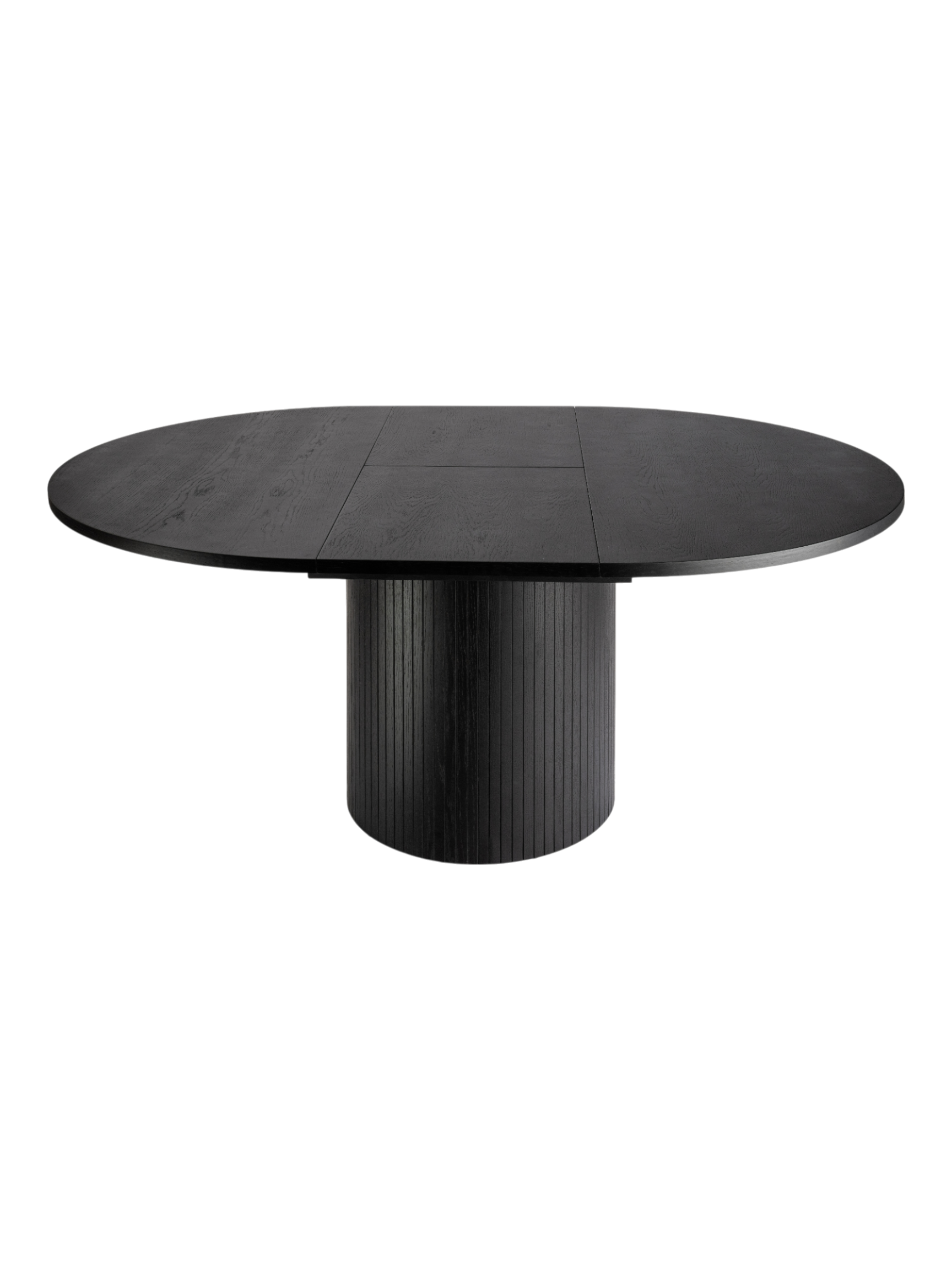 Malmo Round Extendable Dining Table - Black