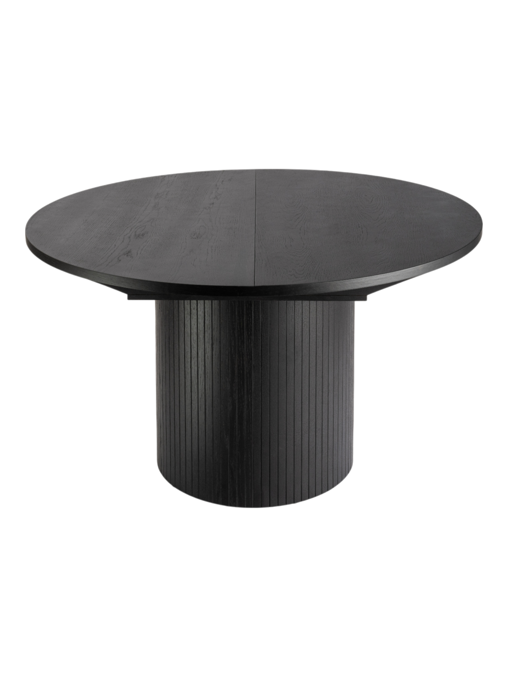 Malmo Round Extendable Dining Table - Black