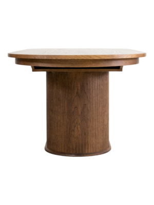 Malmo Round Extendable Dining Table – Brown