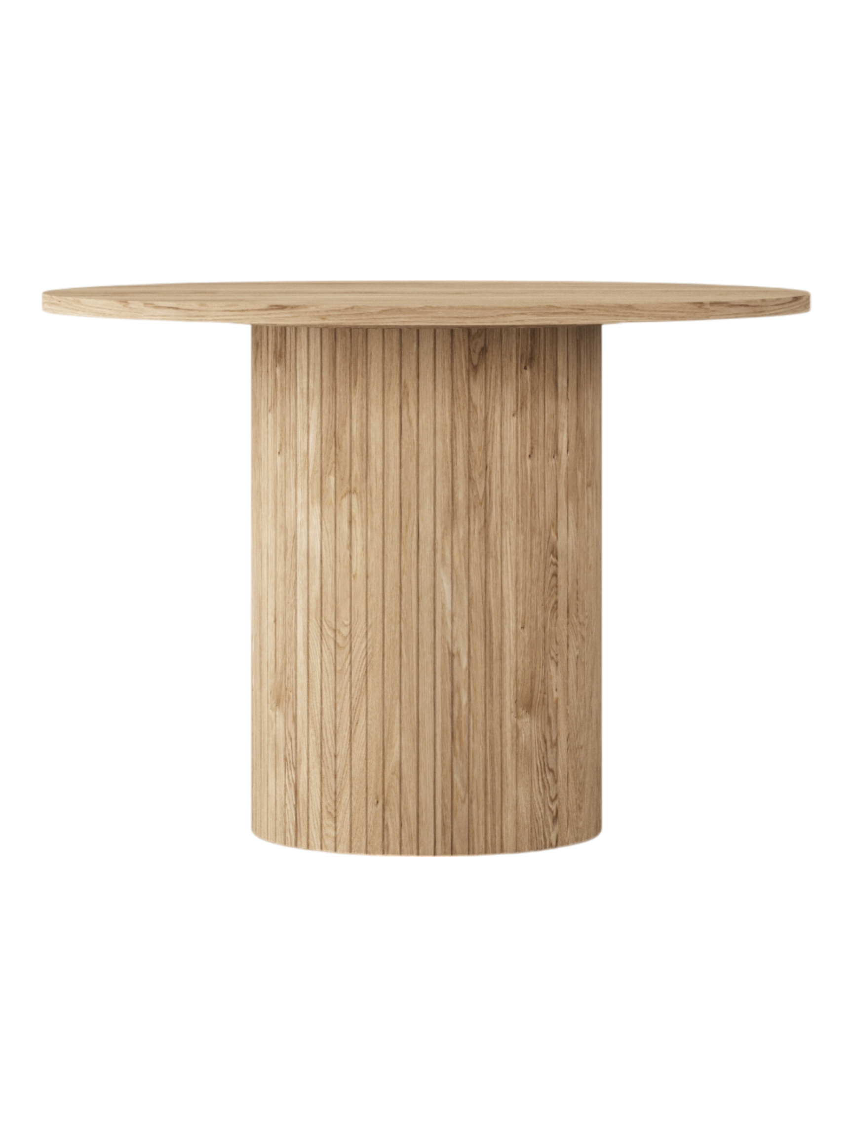 Malmo Round Extendable Dining Table - Natural Oak