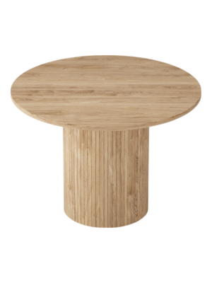 Malmo Round Extendable Dining Table – Natural Oak