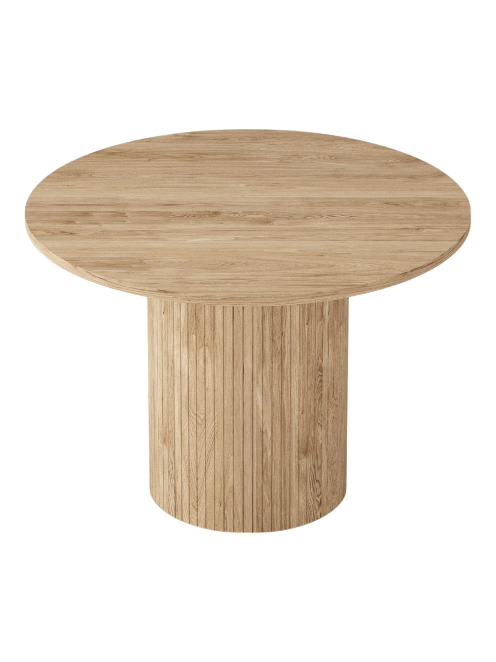 Malmo Round Extendable Dining Table - Natural Oak