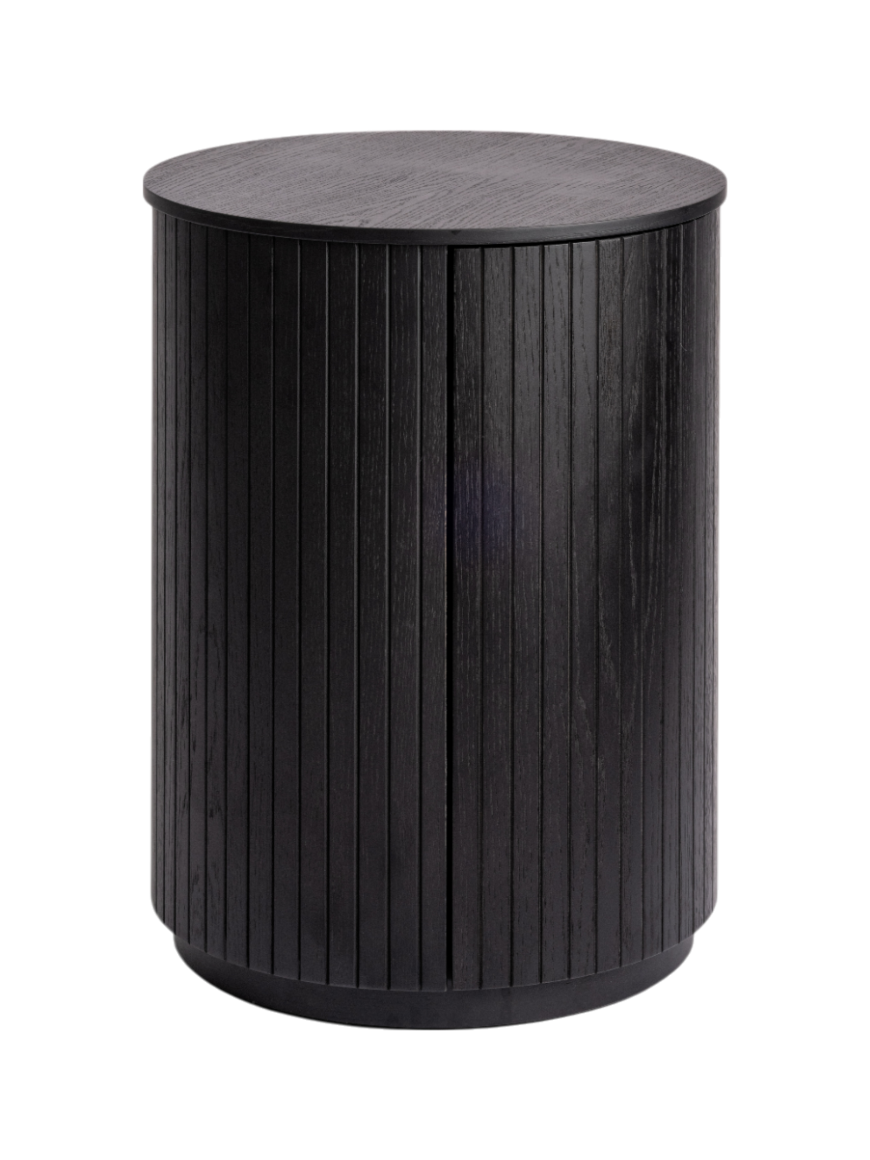 Malmo 1 Door Side Table - Black