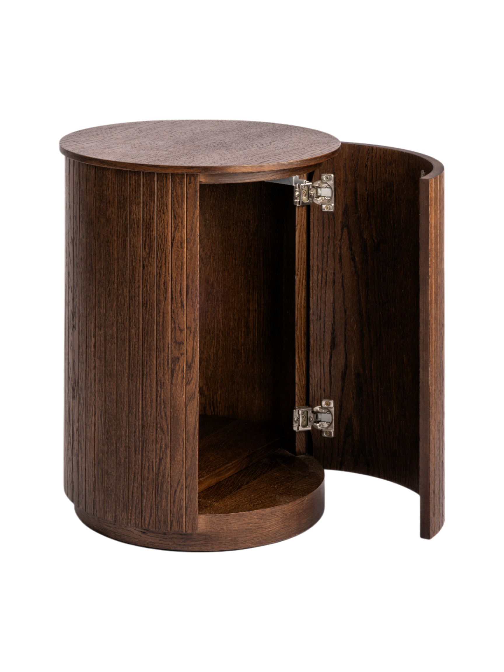 Malmo 1 Door Side Table - Brown