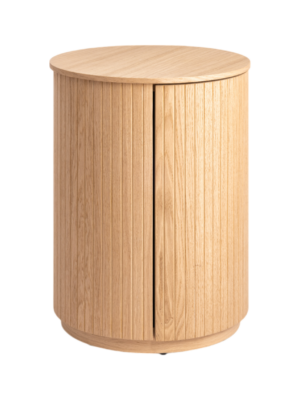 Malmo 1 Door Side Table – Natural Oak