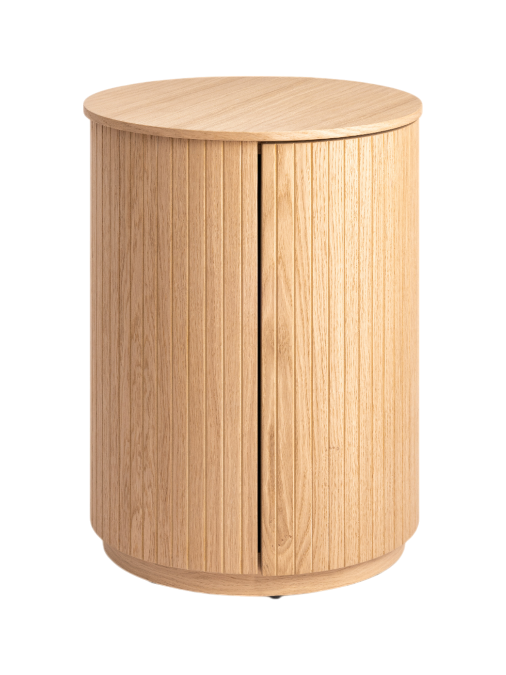 Malmo 1 Door Side Table - Natural Oak