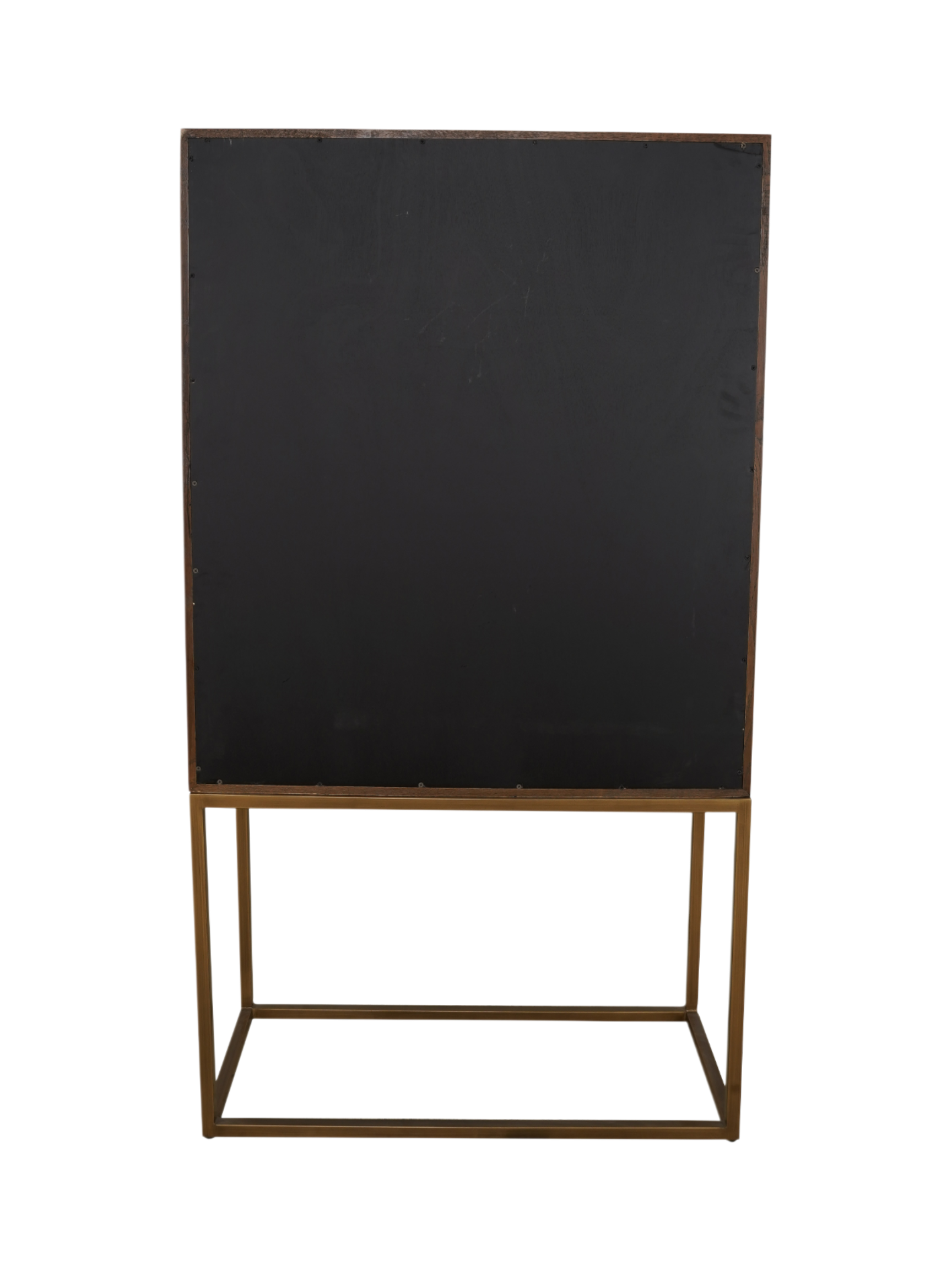 Jorge Drinks Cabinet Brown / Brass