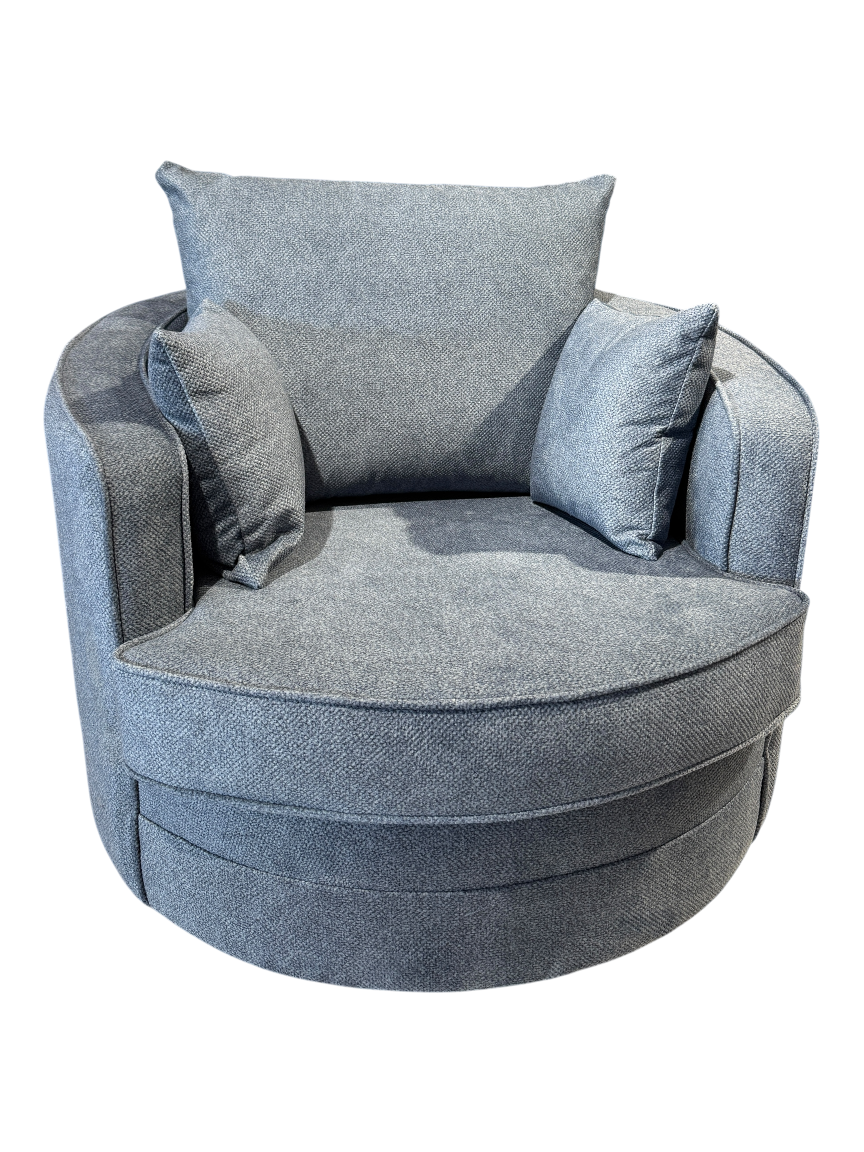 Gabby Bubble Blue Swivel Chair